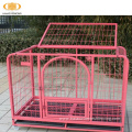 Solid metal wire dog crate pet cat cage